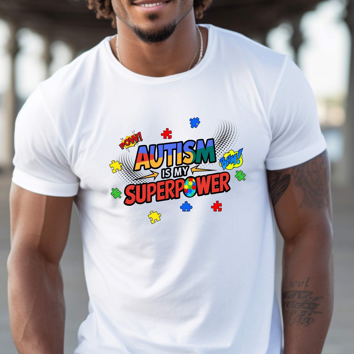 Comic Autism Superpower Unisex T-Shirt
