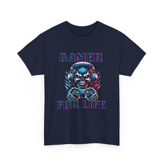 Gamer For Life Skeleton Tee