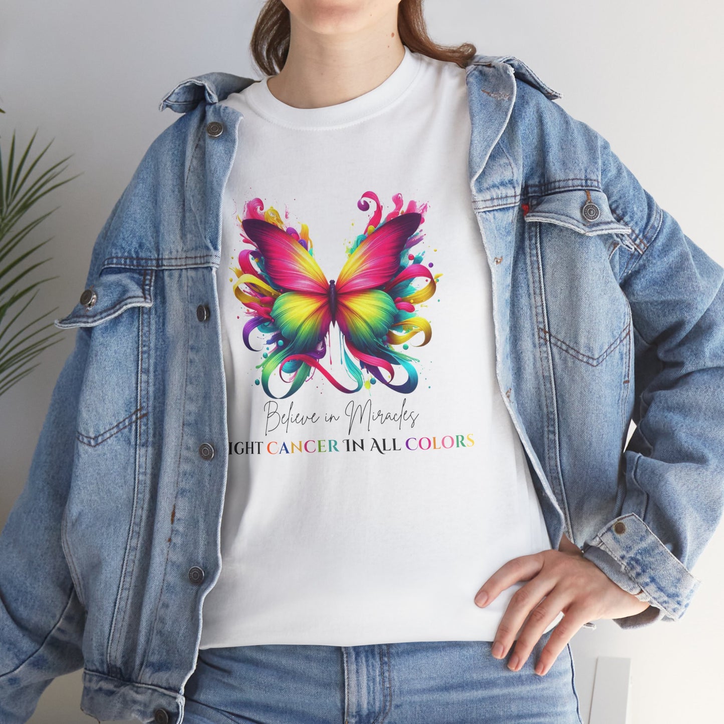 We Fight Cancer In All Colors - Cancer Awareness Tee