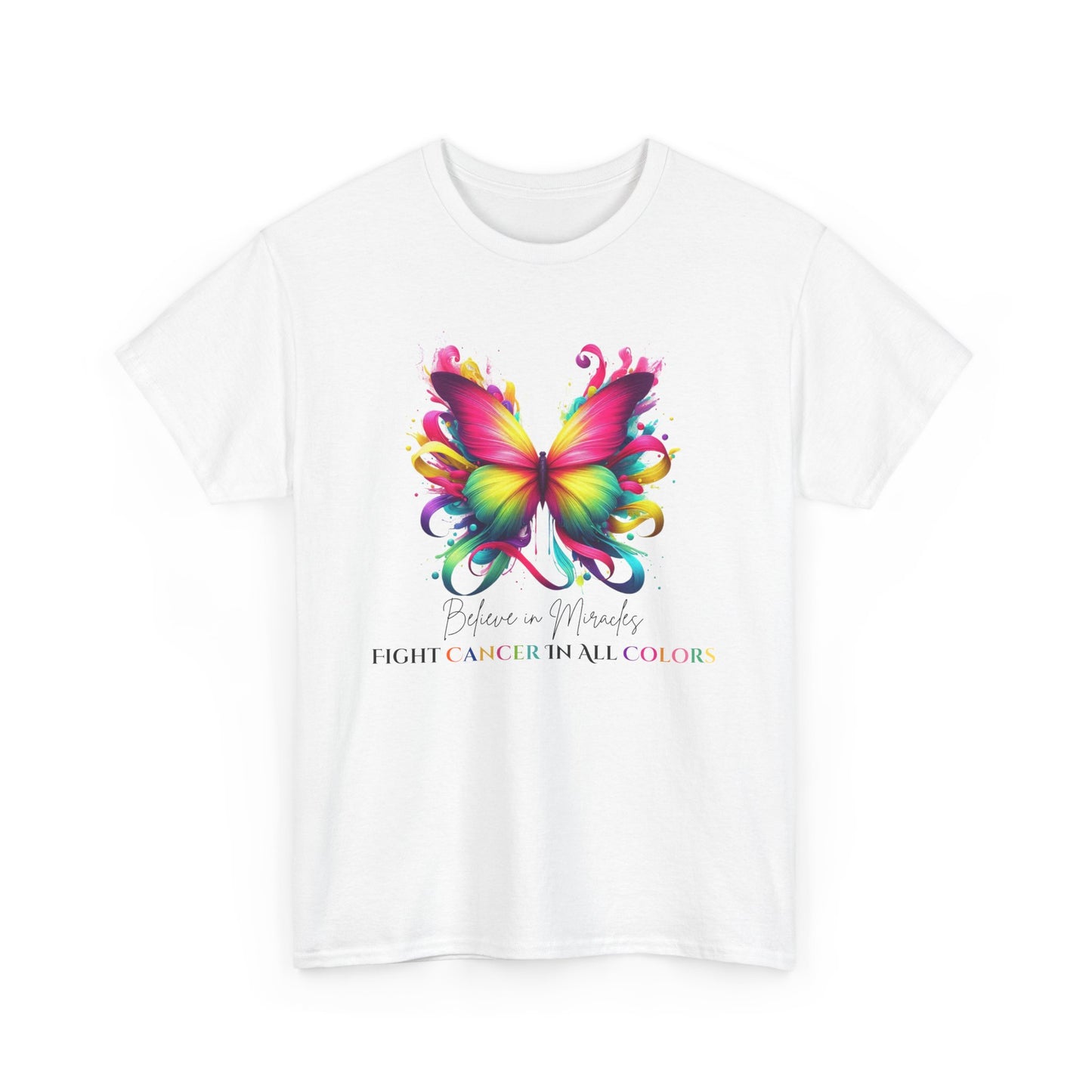 We Fight Cancer In All Colors - Cancer Awareness Tee