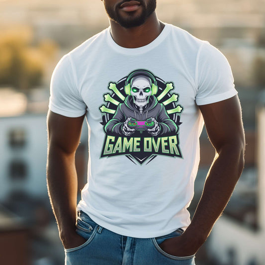 Game Over Skeleton Unisex T-Shirt