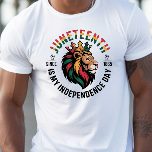 Juneteenth Lion Head T-Shirt