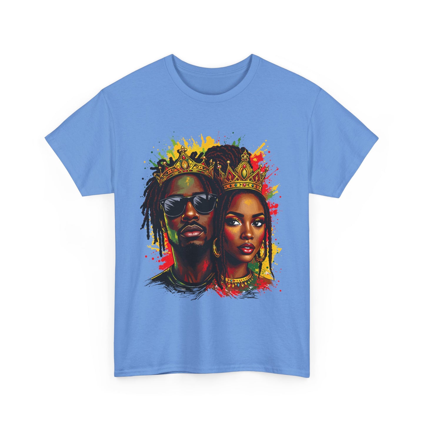 Royalty Afrocentric Couple - Regal Unisex Tee