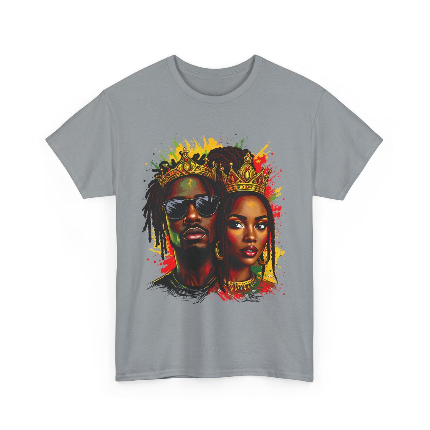 Royalty Afrocentric Couple - Regal Unisex Tee