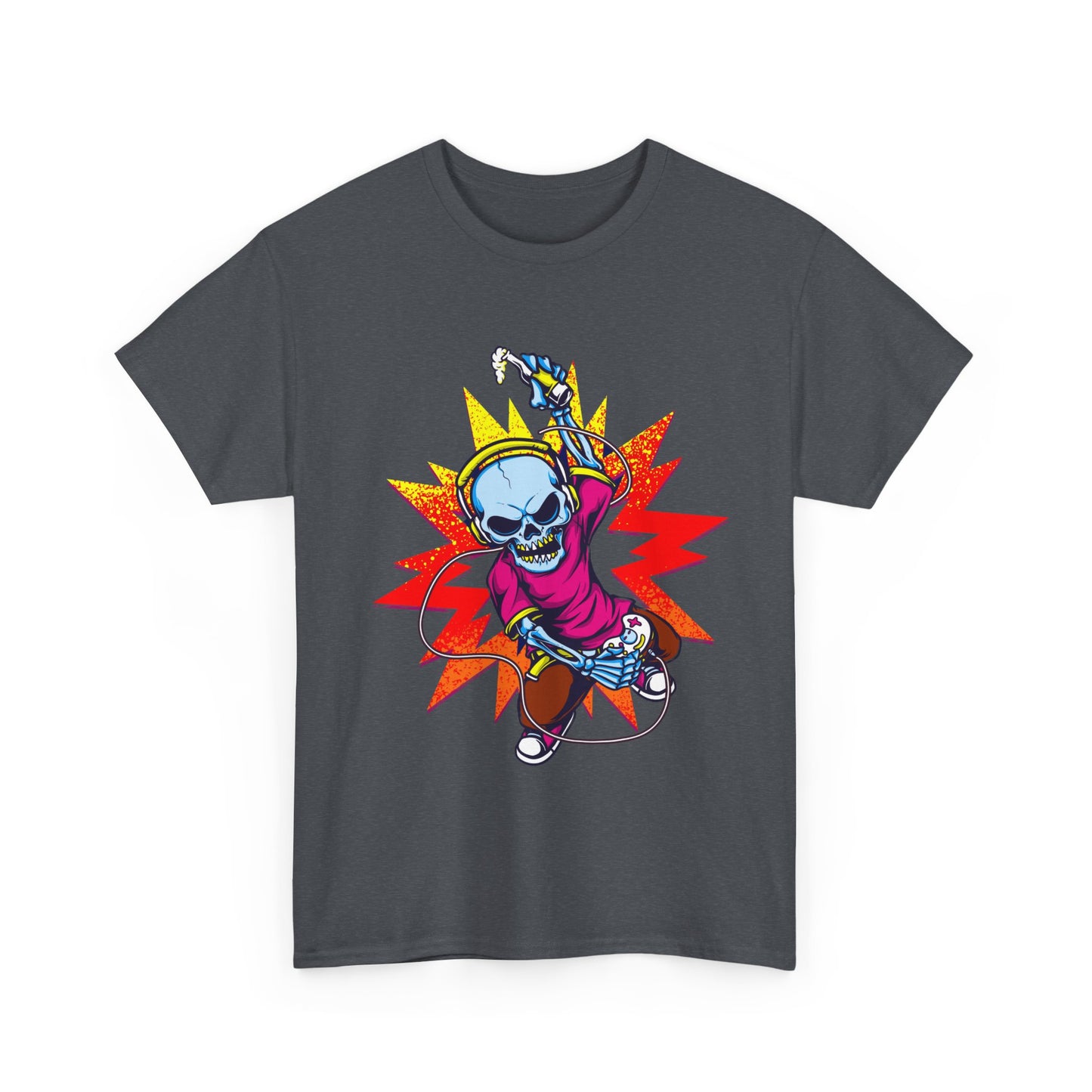 Skeleton Gamer Explosion Tee