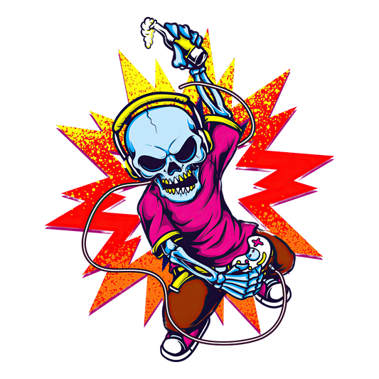 Electrified Gamer Skeleton